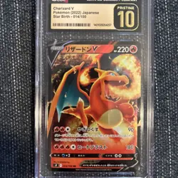 Charizard V 014/100 CGC Pristine 10 - Japanese Star Birth - Pokemon TCG - Image 1