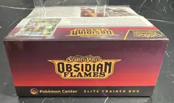 Obsidian Flames Pokemon Center Exclusive ETB Elite Trainer Box, Sealed & Perfect - Image 5
