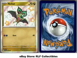 2024 Pokemon, Paldean Fates, #194/091 Noibat, Holo Shiny Rare - Image 1