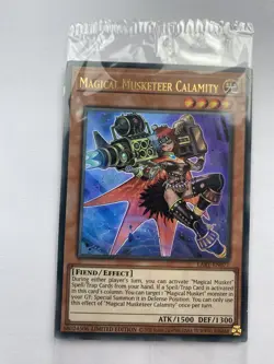 Magical Musketeer Calamity Yu-Gi-Oh! Ultra Rare Limited Ed LART-EN077 LOST ART - Image 1