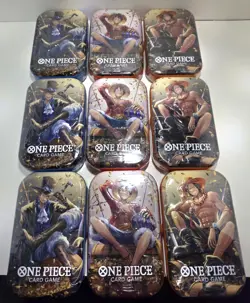 One Piece Card Game Mini-Tin Pack 2 Sets Vol.2 New Sealed. set of 9 - Image 1