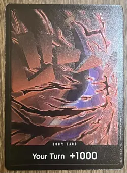 GOL.D.ROGER holo foil DON!! Tin Pack Set One Piece promo art rare TCG NM - Image 5