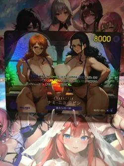 Waifu Cards Boa Nami Nico Robin Yamato One Piece Anime Card Goddess Story CCG - Image 1