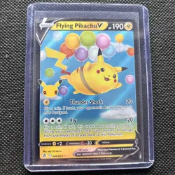 Pokemon TCG Flying Pikachu v Celebrations Holo Ultra Rare Card 006/025 - Image 1