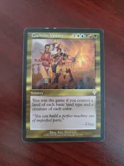 Coalition Victory Invasion Regular - MTG - Moderately Played MP - Image 1