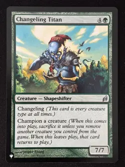 1x MTG Changeling Titan - The List Reprints (LIST) (LRW) #200 - Magic - Image 1