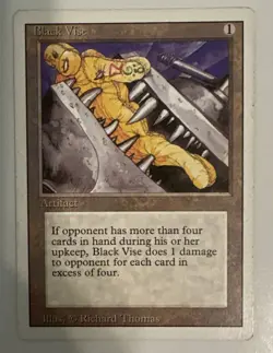 MTG - Black Vise - Revised Edition - Magic The Gathering Moderately Played Eng - Image 1