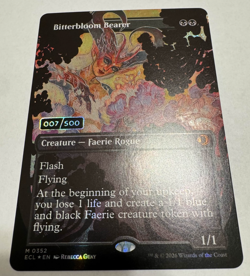 007 Bitterbloom Bearer - SERIALIZED Foil 007/500 - Rebecca Guay Lorwyn Eclipsed - Image 2