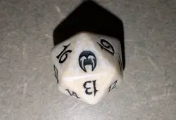 MtG Magic the Gathering Life Counter Spindown Apocalypse White - Image 1