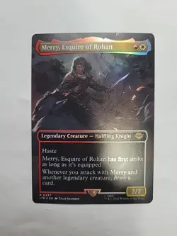 MTG - Merry, Esquire of Rohan (Borderless) LTR Foil R#437 - Image 1