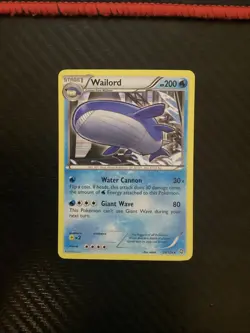 Pokemon TCG - WAILORD - 26/124 - HOLO - RARE - BW DRAGONS EXALTED (2012) - LP - Image 1