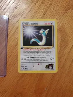 Pokemon TCG Vintage 1st Edition Erika's Dratini Uncommon Gym Heroes 042/132 NM - Image 1