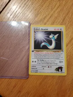 Pokemon TCG Vintage 1st Edition Erika's Dratini Uncommon Gym Heroes 042/132 NM - Image 2