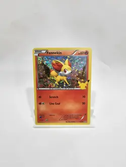 Fennekin 14/25 Holo McDonald's Pokemon Anniversary Promo Pokemon TCG LP - Image 1