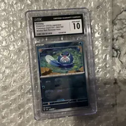 Poliwag Master Ball Pattern 060/165 Sv2a: Pokemon Card 151 Holo Japanese CGC 10 - Image 1