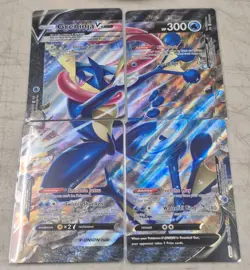 Pokemon TCG Greninja V-Union Promos SWSH155 SWSH156 SWSH157 SWSH158 - Image 1