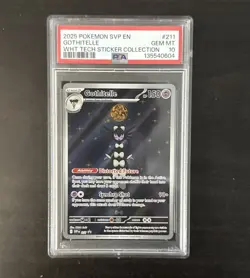 2025 POKEMON SVP EN-SV BLACK STAR PROMO #211 GOTHITELLE PSA 10 - Image 1