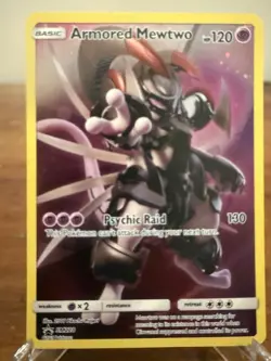 Pokemon TCG Armored Mewtwo - SM228 Black Star Promo - Image 1