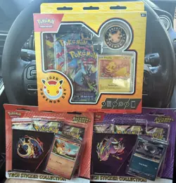 Pokemon TCG Ascended Heroes Tech Sticker Collection Pikachu Charmander Gastly - Image 1