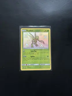 Scyther SV1/SV94 Hidden Fates: Shiny Vault Holo Pokemon - Image 1