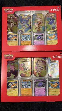 Lot Of 2 Sealed Pokemon Scarlet & Violet TCG Sam’s Club 151 Mini Tin Box - Image 1