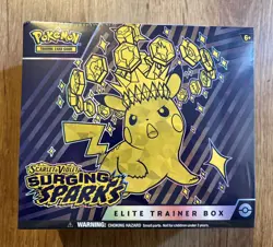Surging Sparks Elite Trainer Box ETB Pokemon Scarlet & Violet New & Sealed - Image 1