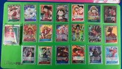 One Piece TCG Monkey D Luffy Investment Lot 19 Cards + Sealed Demo Deck - Image 1
