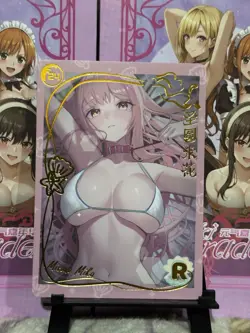 GODDESS STORY GENKI PARADE R-24 MISONO MIKA BLUE ARCHIVE ANIME WAIFU CARD - Image 1