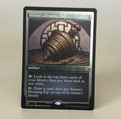 MTG Sensei's Divining Top - Foil Etched, DAMAGED see description - Image 1