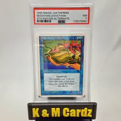 MTG - Alternate 4th Edition - Segovian Leviathan - Graded - PSA 7.0 - Vintage - Image 1
