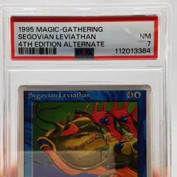 MTG - Alternate 4th Edition - Segovian Leviathan - Graded - PSA 7.0 - Vintage - Image 4