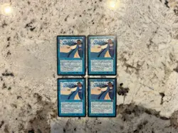 Mtg Hydroblast Playset x4 Magic the Gathering Hydroblast Ice Age Played - Image 1