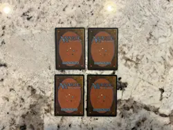 Mtg Hydroblast Playset x4 Magic the Gathering Hydroblast Ice Age Played - Image 2