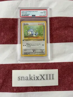 2000 POKEMON - Team ROCKET 1st Edition - Dratini #53 PSA 10 (POP 807) - Image 1
