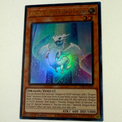 Yugioh! Spectral, Dragon Ruler of Flickers ALIN-EN018 Ultra Rare 1st Ed. English - Image 5