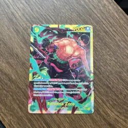 Roronoa Zoro OP06-118 SEC Secret Rare art English One Piece TCG Wings Capt MINT - Image 3