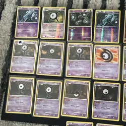 Unown Pokemon Card Lot Vintage Nm-Hp Conditions Most LP Holo Reverse Non Holo - Image 2