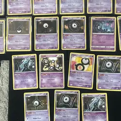 Unown Pokemon Card Lot Vintage Nm-Hp Conditions Most LP Holo Reverse Non Holo - Image 5