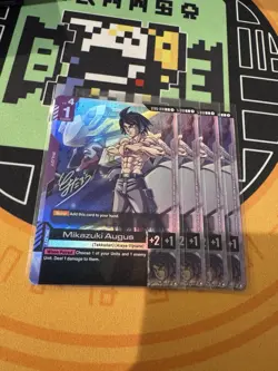 Gundam Card Game ST05-010 C Mikazuki Augus Alternate Art - Image 1