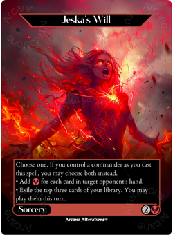 Jeska's Will - Full Art Altered Art Custom Cards - Image 1