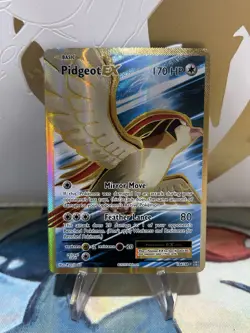 Pidgeot EX 104/108 Pokemon XY Evolutions Full Art Ultra Rare Card LP - Image 1