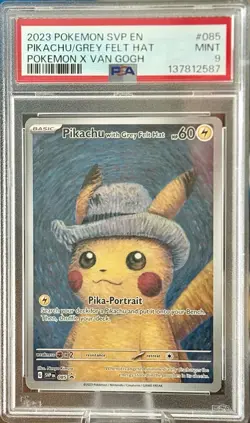 Pikachu with Grey Felt Hat 085 Sv: Scarlet & Violet Promo Cards Regular - Image 1