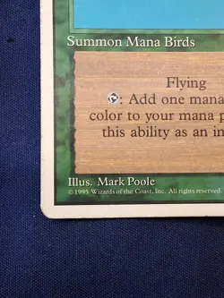 Birds of Paradise Magic the Gathering MTG 4th Edition HP - Image 5