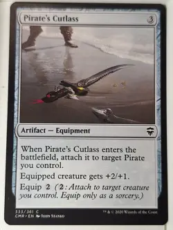 Pirate's Cutlass - Commander: Legends - Magic the Gathering MTG Nice! - Image 1