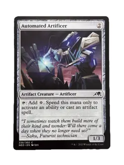 New: MTG Automated Artificer Kamigawa: Neon Dynasty 239 Regular Common - Image 1