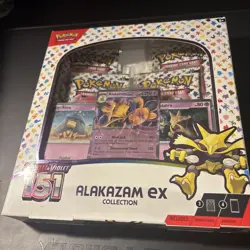 Pokemon TCG: Scarlet & Violet-151 Alakazam & Zapdos Collection Box New 8 Booster - Image 4