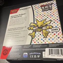 Pokemon TCG: Scarlet & Violet-151 Alakazam & Zapdos Collection Box New 8 Booster - Image 5