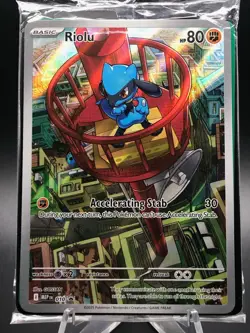 Riolu 010 Pokemon TCG Me: Mega Evolution Black Star Promo ETB Holo Sealed - Image 1