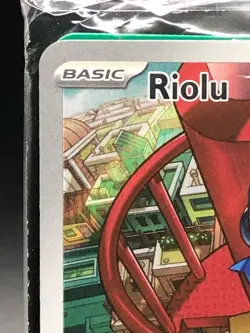 Riolu 010 Pokemon TCG Me: Mega Evolution Black Star Promo ETB Holo Sealed - Image 2