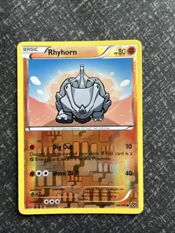Pokemon - Rhyhorn - 60/146 - Common - Reverse Holo - XY - Base Set NM excellent - Image 1